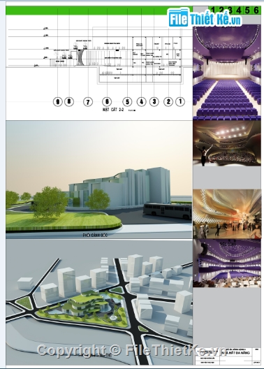 Đồ án,file ảnh,full autocad,Đồ án nhà hát